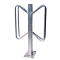Bicycle rack - Individual stands | Individual stand for plugging downPlugging plate 100 x 150 mm, 4 holes  10 mm | two-side parking